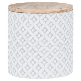 B&M Embossed Geometric Storage Canisters 3pc - Image 6