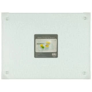 B&M Clear Glass Chopping Board