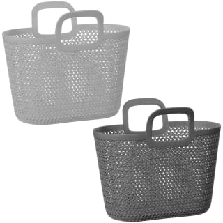 B&M Knit Handy Storage Basket - Light Grey - Image 2