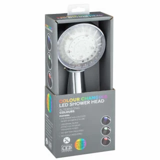 B&M Colour Changing LED Shower Head