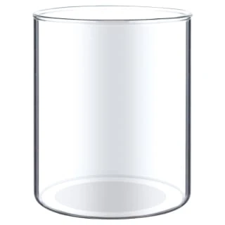 B&M Natural Home Small Glass Jar With Cork Lid - Image 2