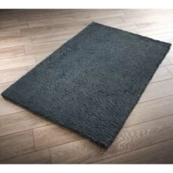 B&M Teddy Rug 60 X 110cm - Charcoal