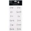B&M Kitchen Organisation Labels 24pk