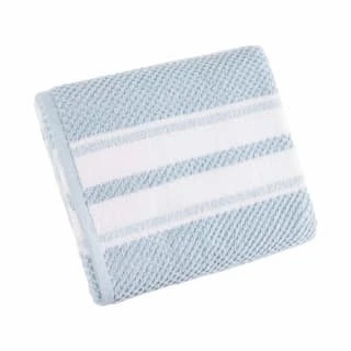 B&M Newbury Stripe Bath Towel - Blue