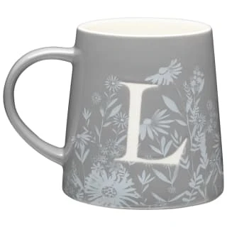 B&M Floral Alphabet Mug (Assorted) - Image 2