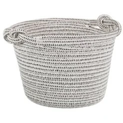 B&M Cara Rope Basket With Handle - Mono
