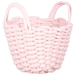 B&M Thick Rope Basket - Pink