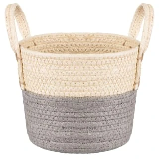 B&M Wicker Basket - Grey